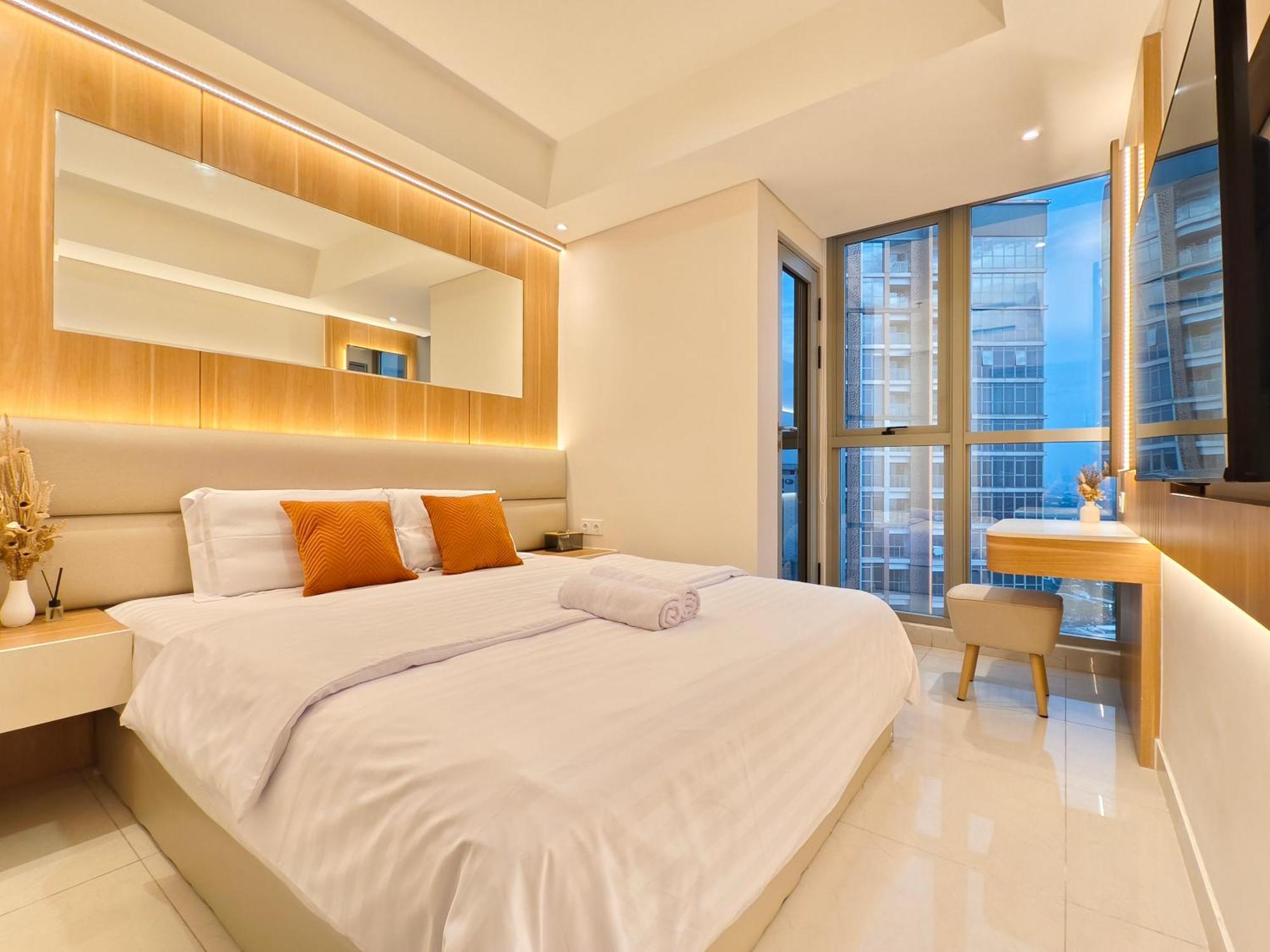 Studio Sea View Apartment At Gold Coast Pik By Mysweethome Cakarta Dış mekan fotoğraf